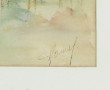 Cecil ROMEY (Xxème) "Capucines", aquarel