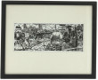 Mathurin MEHEUT (1882-1958) "Scène animé