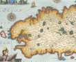 Carte de Bretagne encadrée - "Duché de B