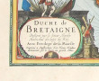 Carte de Bretagne encadrée - "Duché de B