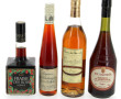 Lot de 4 bouteilles: liqueur de fraises,