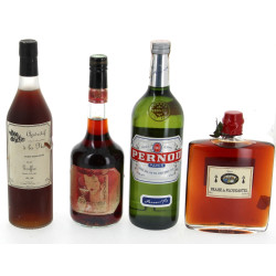Lot de 4 bouteilles: Pernod, 1 apéritif 