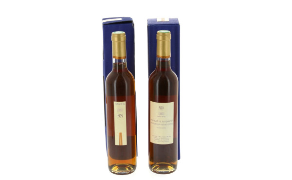 2 B 50 cl MUSCAT DE RIVESALTES 1999 Ch d