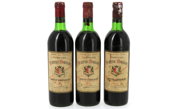 3 B Ch TERTRE DAUGAY 1974 St Emilion Gra