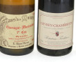 Lot de 4 bouteilles: - 2 B GEVREY CHAMB