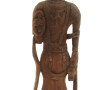 INDE ou CHINE - Divinité en bois sculpté