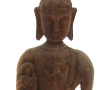 INDE ou CHINE - Divinité en bois sculpté