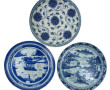 Lot de 3 pièces en porcelaine asiatique 