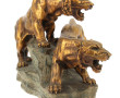Pierre BALESTRA (XIXè-Xxè) "Lionnes chas