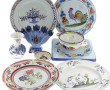 Lot de plusieurs assiettes dont Quimper,