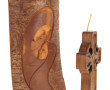 BOTERF - Sculpture sur bois "Vierge à l'