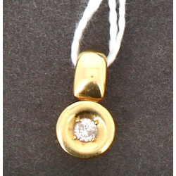 Pendentif en or jaune 18 carats, poinçon