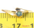 Petite bague en or 750ème sertie d'une p