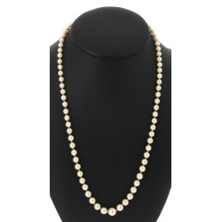 Collier de 77 perles de culture en chute