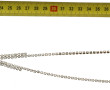 Collier vintage style négligé en strass 