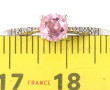 Bague en argent 925ème sertie d'un stras