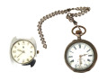 Lot de 7 montres dont une boîtier argent
