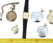 Lot de 7 montres dont une boîtier argent