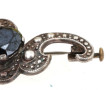 Bague ancienne en argent sertie d'un str