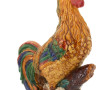 COQ - Important coq en barbotine polychr