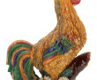 COQ - Important coq en barbotine polychr