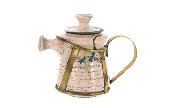 Théière en céramique RAKU dans les tons 