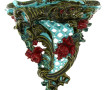 Console d'applique en barbotine dans les