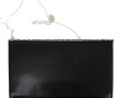 Pochette de soirée noire avec strass bla