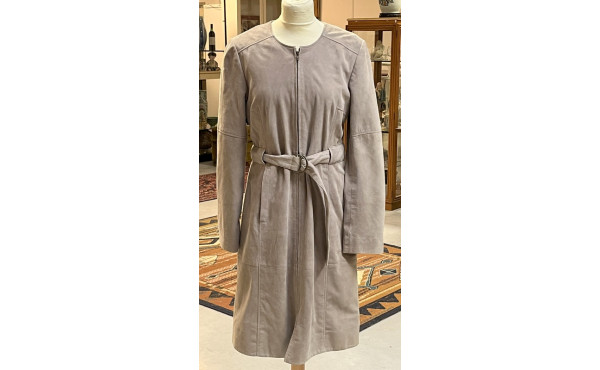 1 2 3 - Trench femme 100% chèvre velours