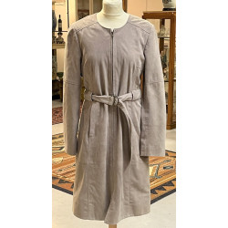 1 2 3 - Trench femme 100% chèvre velours