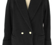 CAROLL - Manteau de dame noir, taille 38