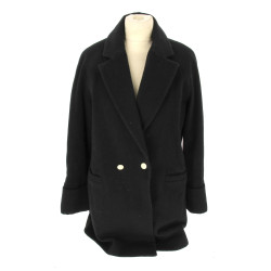 CAROLL - Manteau de dame noir, taille 38