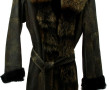 YVES SALOMON - Manteau de dame col renar
