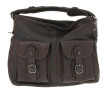 UPLA - Sac de dame en cuir chocolat, por