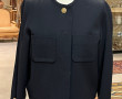 ELECTRE - Veste de dame noire, laine et 