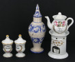 LIMOGES - Paire de petits pots à pharmac