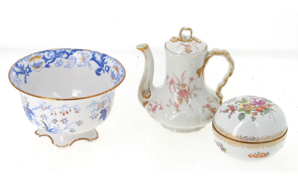 Coffret en porcelaine dans le goût de Sa