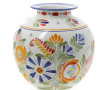 FAB Quimper - Vase boule en faïence poly