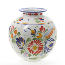 FAB Quimper - Vase boule en faïence poly