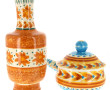 KERCY Quimper - Vase (H 38,5 cm) et caqu