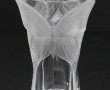 Vase en verre et verre dépoli à décor de