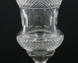 Vase forme Médicis en cristal, H 29,5 cm