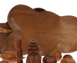 AFRIQUE - Ensemble de fruits en bois scu