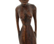 Statuette africaine en bois sculpté, H 5