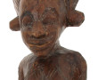Statuette africaine en bois sculpté, H 5