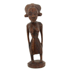 Statuette africaine en bois sculpté, H 5