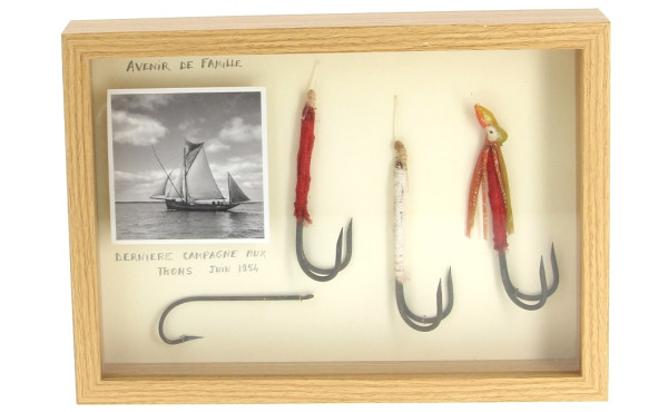 Thème MARINE - Cadre vitrine souvenir de
