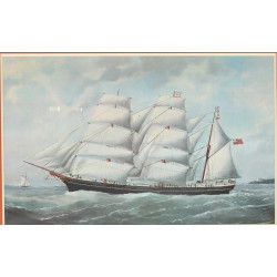 Thème MARINE - "Trois mâts en mer", repr