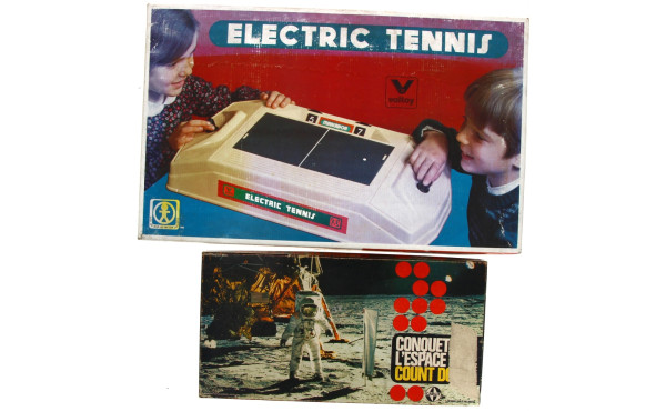2 jeux vintages "Electric tennis" et "co
