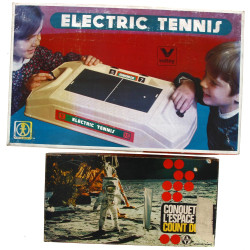2 jeux vintages "Electric tennis" et "co